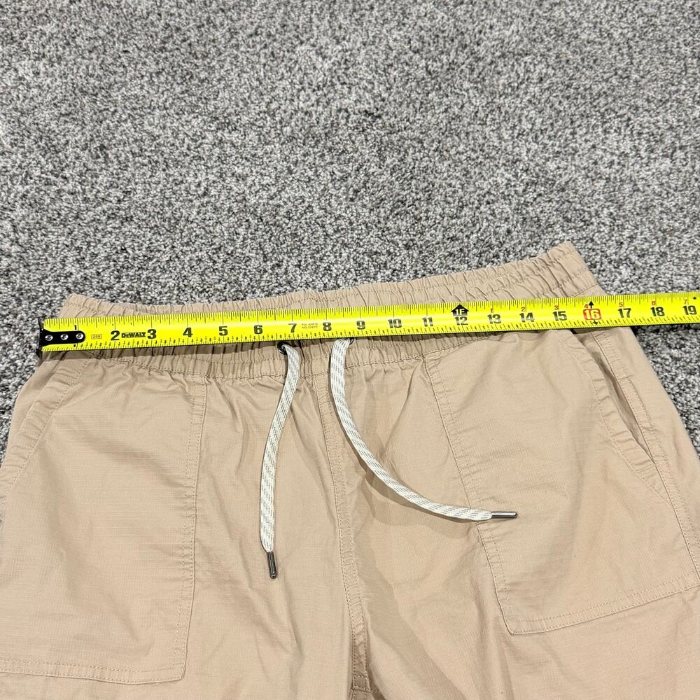 Vuori Ripstop Khaki Drawstring Pants, Size Large (L), Pre-loved, Organic Cotton - Picture 6 of 7